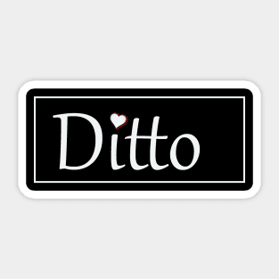 Ditto Sticker